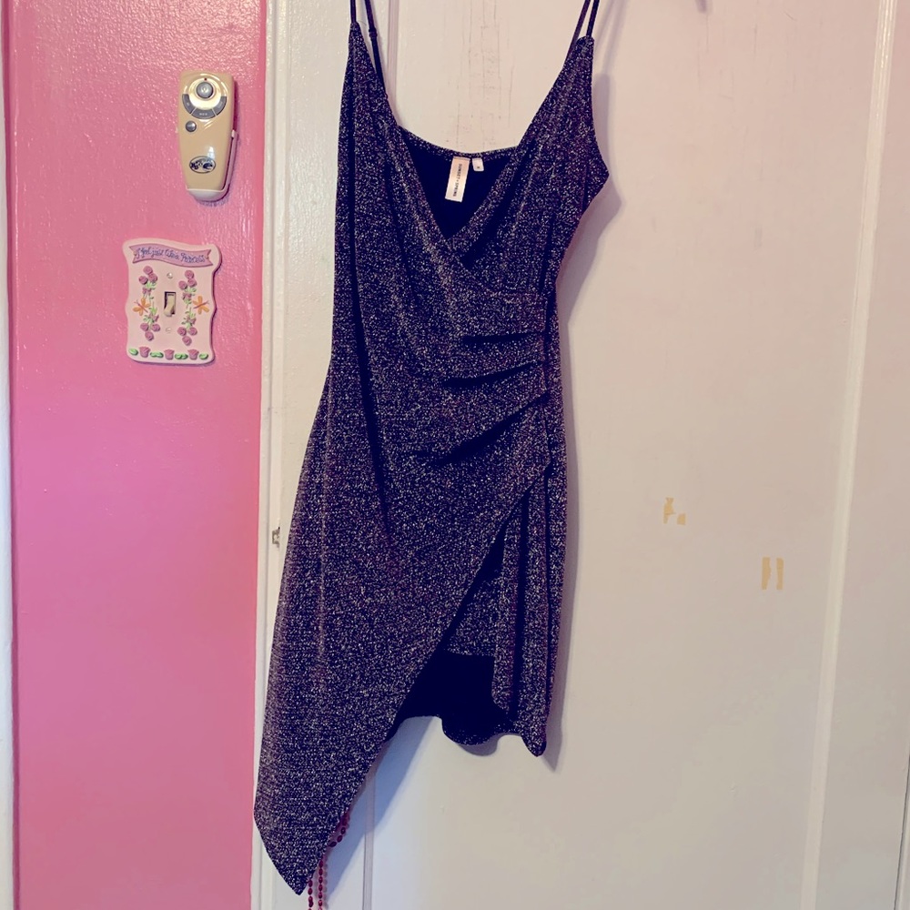 Sunset & Spring Ruched Faux-Wrap Dress - Picture 3 of 3